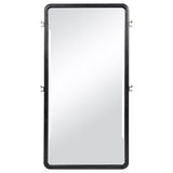  Coaster Furniture Leandro 222498 76-inch Full Length Floor Mirror - Burnished Black IMAGE 2