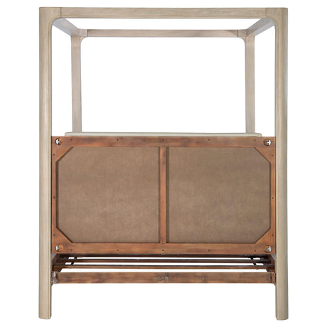  Coaster Furniture Solano 222520KW 85-inch California King Canopy Bed - Weathered Mango IMAGE 14