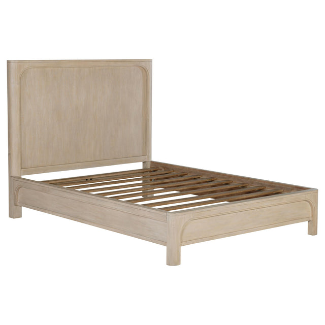  Coaster Furniture Solano 222521KE 56-inch Eastern King Panel Bed - Weathered Mango IMAGE 1