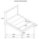  Coaster Furniture Solano 222521Q 56-inch Queen Panel Bed - Weathered Mango IMAGE 13