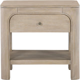  Coaster Furniture Solano 222522 1-drawer Nightstand Bedside Table - Weathered Mango IMAGE 3