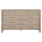  Coaster Furniture Solano 222523 9-drawer Bedroom Dresser Cabinet - Weathered Mango IMAGE 8