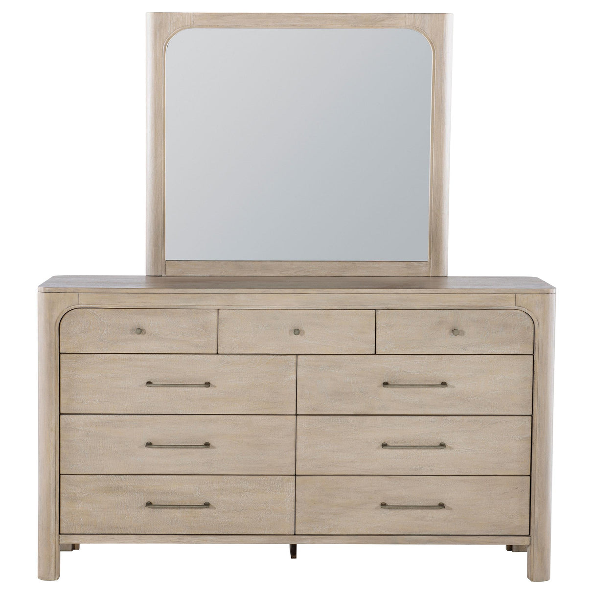  Coaster Furniture Solano 222523M 9-drawer Bedroom Dresser with Mirror - Weathered Mango IMAGE 8