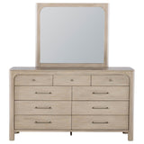  Coaster Furniture Solano 222523M 9-drawer Bedroom Dresser with Mirror - Weathered Mango IMAGE 8
