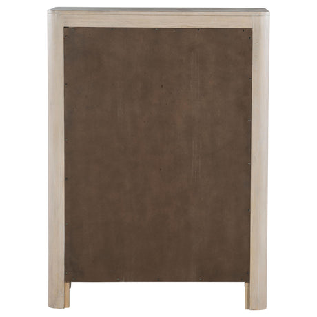  Coaster Furniture Solano 222525 5-drawer Bedroom Chest - Weathered Mango IMAGE 5