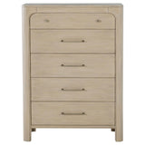  Coaster Furniture Solano 222525 5-drawer Bedroom Chest - Weathered Mango IMAGE 8