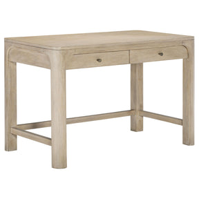  Coaster Furniture Solano 222527 2-drawer Makeup Table Vanity Desk - Weathered Mango IMAGE 1