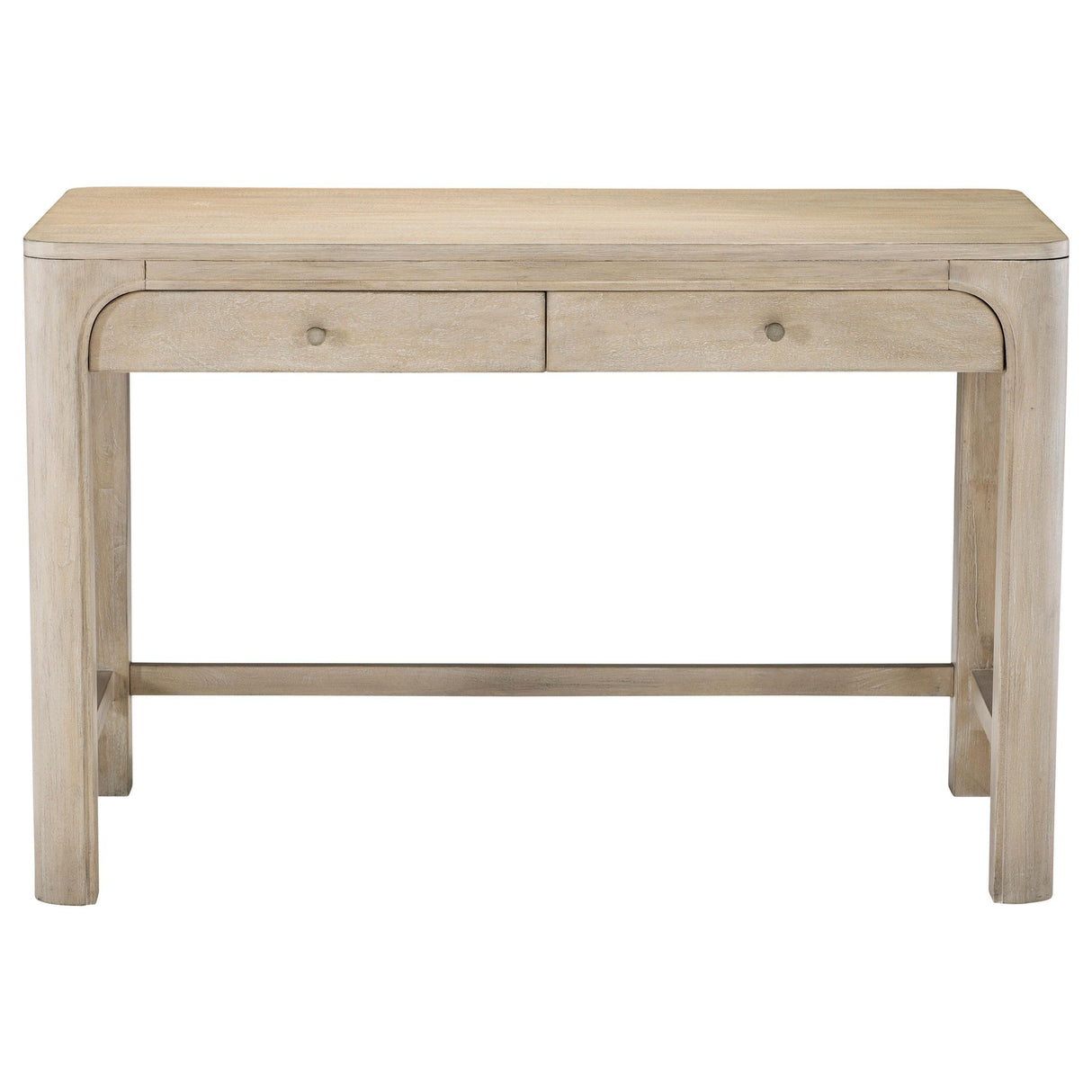  Coaster Furniture Solano 222527 2-drawer Makeup Table Vanity Desk - Weathered Mango IMAGE 7