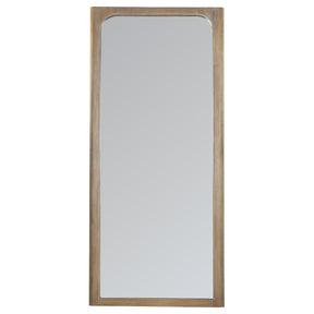  Coaster Furniture Solano 222528 80-inch Full Length Floor Mirror - Weathered Mango IMAGE 1