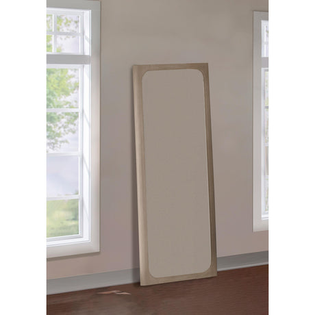  Coaster Furniture Solano 222528 80-inch Full Length Floor Mirror - Weathered Mango IMAGE 4