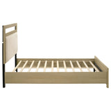  Coaster Furniture Hendricks 222651Q Queen Panel Headboard Platform Bed - Light Oak IMAGE 4