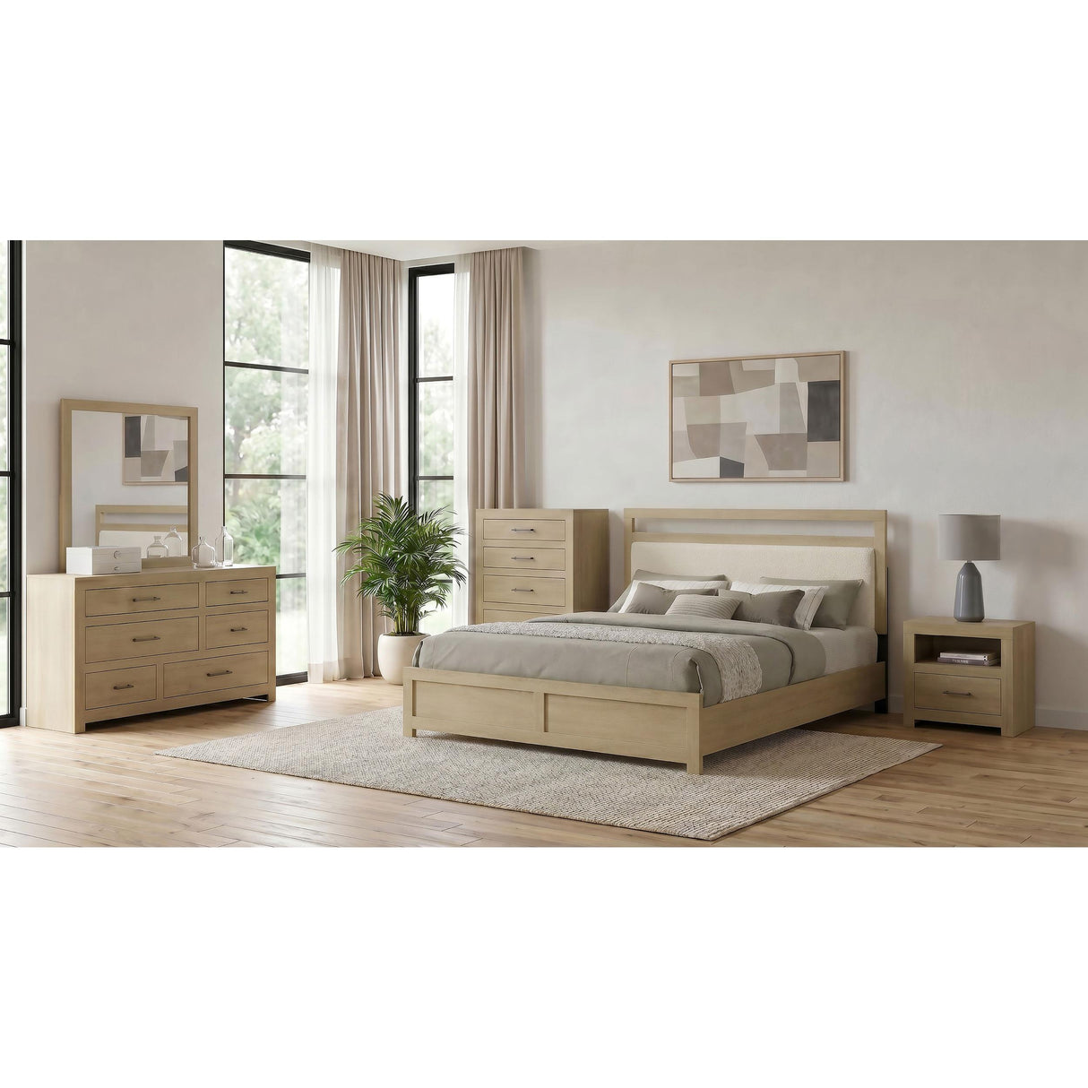  Coaster Furniture Hendricks 222652 1-drawer Nightstand Bedside Table with Cubby - Light Oak IMAGE 12