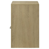  Coaster Furniture Hendricks 222652 1-drawer Nightstand Bedside Table with Cubby - Light Oak IMAGE 2