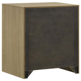  Coaster Furniture Hendricks 222652 1-drawer Nightstand Bedside Table with Cubby - Light Oak IMAGE 3