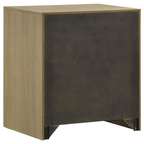  Coaster Furniture Hendricks 222652 1-drawer Nightstand Bedside Table with Cubby - Light Oak IMAGE 3