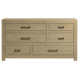  Coaster Furniture Hendricks 222653 6-drawer Bedroom Dresser Storage Cabinet - Light Oak IMAGE 6