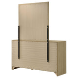  Coaster Furniture Hendricks 222653M 6-drawer Bedroom Dresser and Mirror - Light Oak IMAGE 11