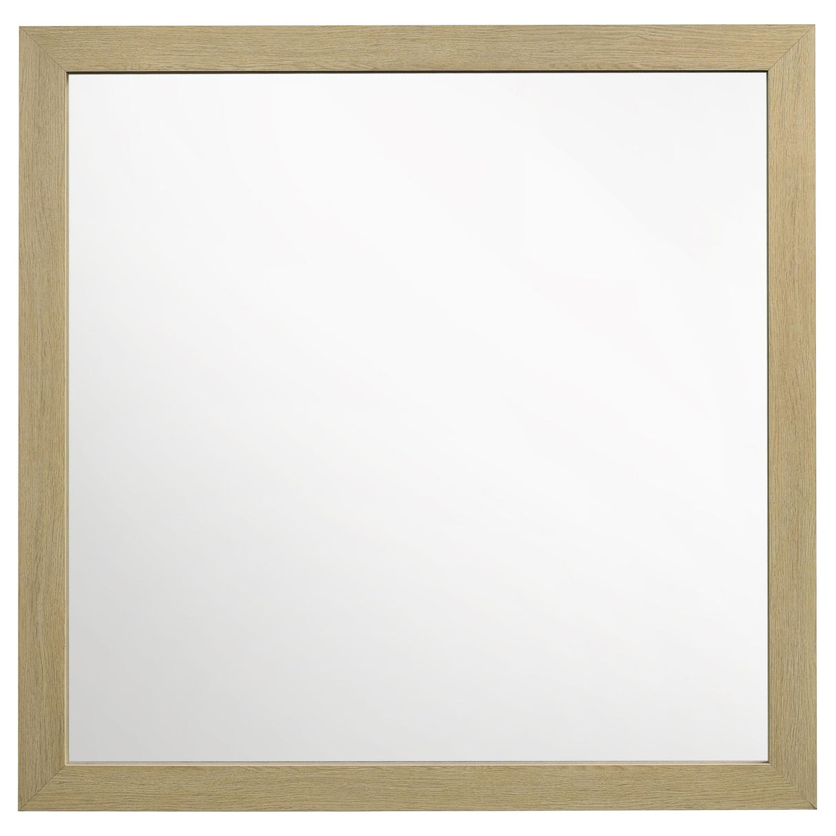  Coaster Furniture Hendricks 222654 Dresser Mirror - Light Oak IMAGE 2