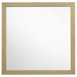  Coaster Furniture Hendricks 222654 Dresser Mirror - Light Oak IMAGE 2