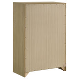  Coaster Furniture Hendricks 222655 5-drawer Bedroom Chest - Light Oak IMAGE 4