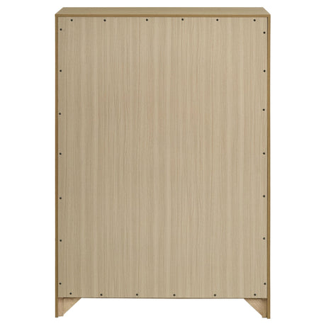  Coaster Furniture Hendricks 222655 5-drawer Bedroom Chest - Light Oak IMAGE 7
