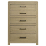  Coaster Furniture Hendricks 222655 5-drawer Bedroom Chest - Light Oak IMAGE 9