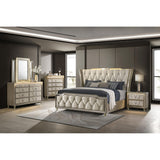  Coaster Furniture Lorient 222661KW California King LED Upholstered Bed - Ivory/Camel IMAGE 11