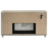  Coaster Furniture Lorient 222663FB 8-drawer LED Bedroom Flame Box Dresser - Ivory Camel IMAGE 5