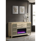  Coaster Furniture Lorient 222663FB 8-drawer LED Bedroom Flame Box Dresser - Ivory Camel IMAGE 6