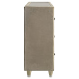  Coaster Furniture Lorient 222663FB 8-drawer LED Bedroom Flame Box Dresser - Ivory Camel IMAGE 8