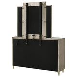  Coaster Furniture Lorient 222663M 8-drawer LED Dresser with Mirror - Ivory/Camel IMAGE 7