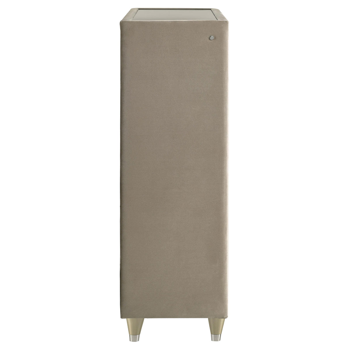  Coaster Furniture Lorient 222665 5-drawer LED Chest - Ivory/Camel IMAGE 5