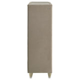  Coaster Furniture Lorient 222665 5-drawer LED Chest - Ivory/Camel IMAGE 5