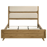  Coaster Furniture Bennett 222901KW 78-inch California King Upholstered Panel Bed - Cream/Light Oak IMAGE 8