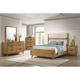  Coaster Furniture Bennett 222901Q 63-inch Queen Upholstered Panel Bed - Cream/Light Oak IMAGE 12