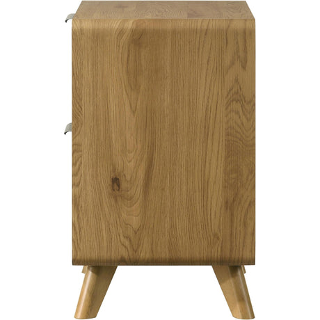  Coaster Furniture Bennett 222902 2-drawer Bedroom Nightstand Bedside Table - Light Oak IMAGE 5