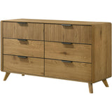  Coaster Furniture Bennett 222903 6-drawer Bedroom Dresser Cabinet - Light Oak IMAGE 4