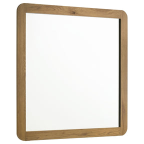  Coaster Furniture Bennett 222904 Bedroom Dresser Mirror - Light Oak IMAGE 1