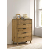  Coaster Furniture Bennett 222905 5-drawer Bedroom Chest - Light Oak IMAGE 2