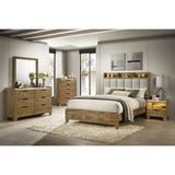  Coaster Furniture Henderson 222973M 6-drawer Bedroom Dresser with Mirror - Medium Oak IMAGE 13