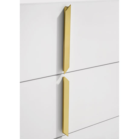  Coaster Furniture Ines 223092 2-drawer Nightstand Bedside Table - White High Gloss IMAGE 10