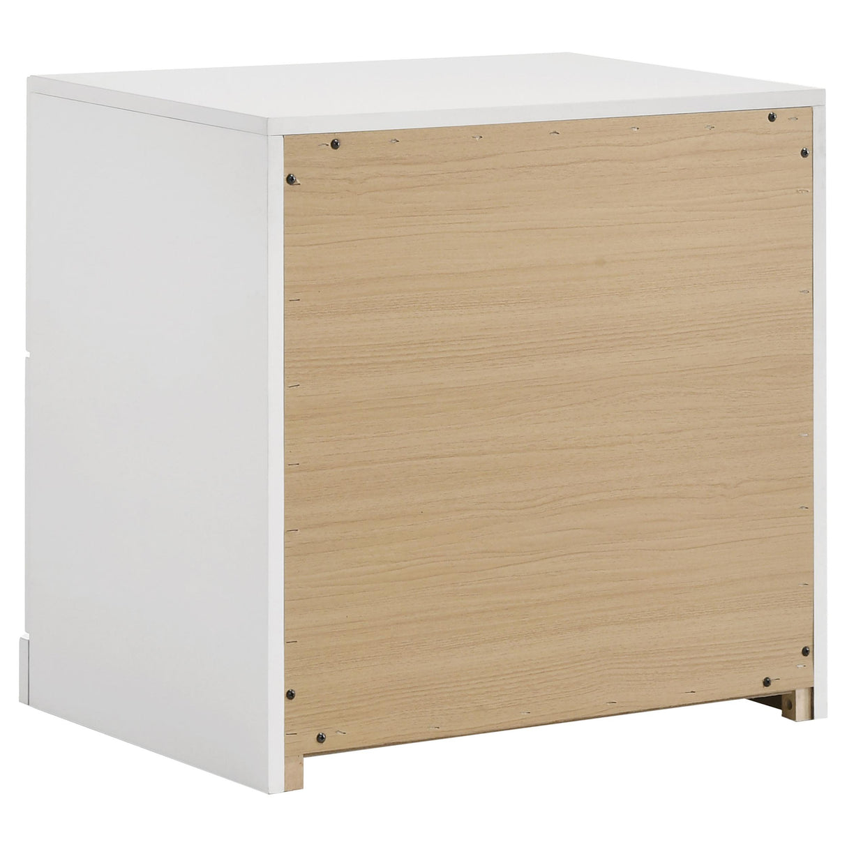  Coaster Furniture Ines 223092 2-drawer Nightstand Bedside Table - White High Gloss IMAGE 12