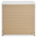  Coaster Furniture Ines 223092 2-drawer Nightstand Bedside Table - White High Gloss IMAGE 3