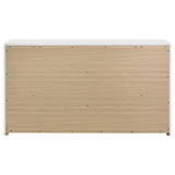  Coaster Furniture Ines 223093 6-drawer Bedroom Dresser Cabinet - White High Gloss IMAGE 2
