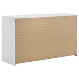  Coaster Furniture Ines 223093 6-drawer Bedroom Dresser Cabinet - White High Gloss IMAGE 8