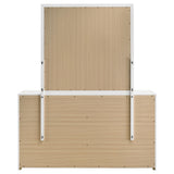  Coaster Furniture Ines 223093M 6-drawer Bedroom Dresser with Mirror - White High Gloss IMAGE 3