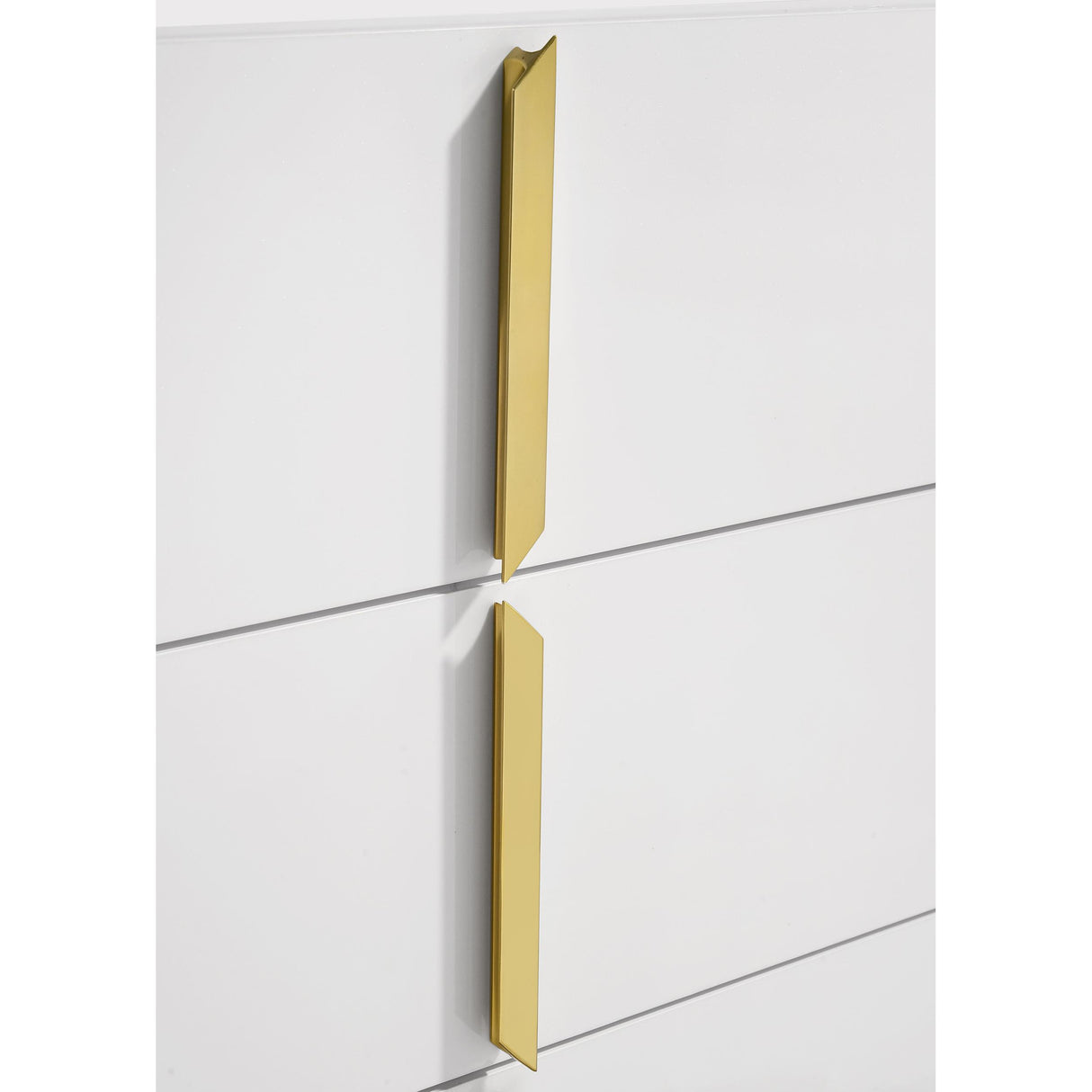  Coaster Furniture Ines 223095 5-drawer Bedroom Chest - White High Gloss IMAGE 7