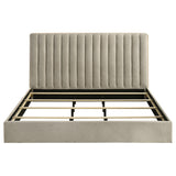  Coaster Furniture Arielle 223111KE Eastern King Bookcase Panel Storage Bed - Light Oak IMAGE 2