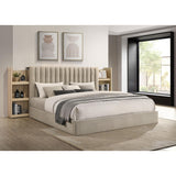  Coaster Furniture Arielle 223111KE Eastern King Bookcase Panel Storage Bed - Light Oak IMAGE 5