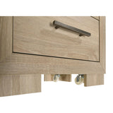 Coaster Furniture Arielle 223112 2-drawer Bedroom Nightstand with Casters - Light Oak IMAGE 2